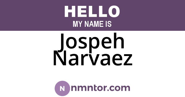 Jospeh Narvaez
