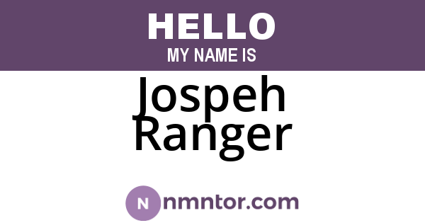 Jospeh Ranger