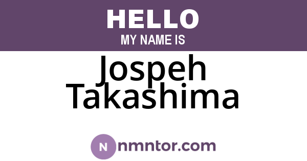 Jospeh Takashima