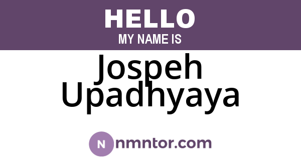 Jospeh Upadhyaya