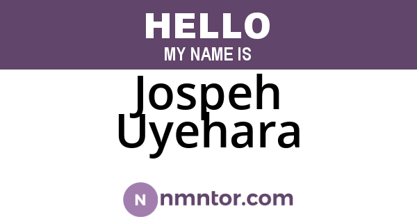 Jospeh Uyehara
