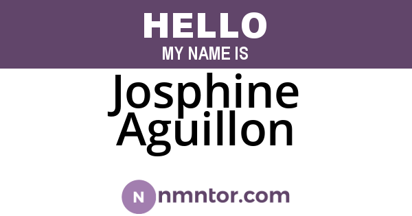 Josphine Aguillon