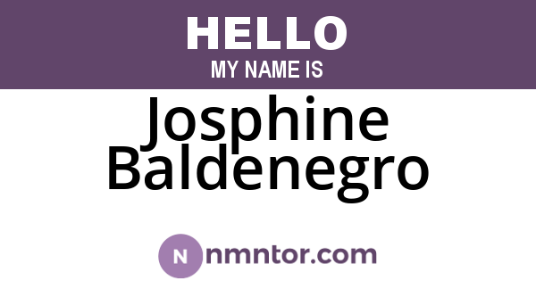 Josphine Baldenegro