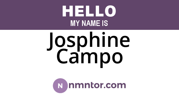 Josphine Campo