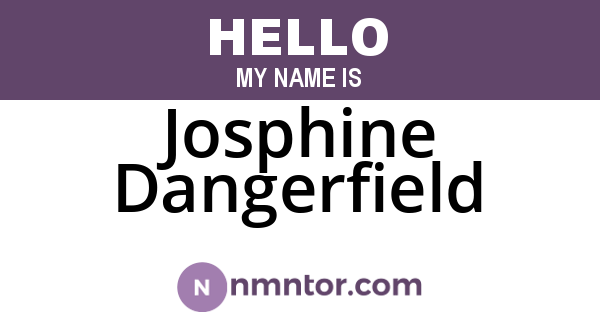 Josphine Dangerfield