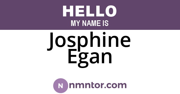 Josphine Egan