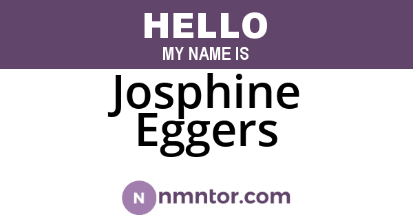 Josphine Eggers