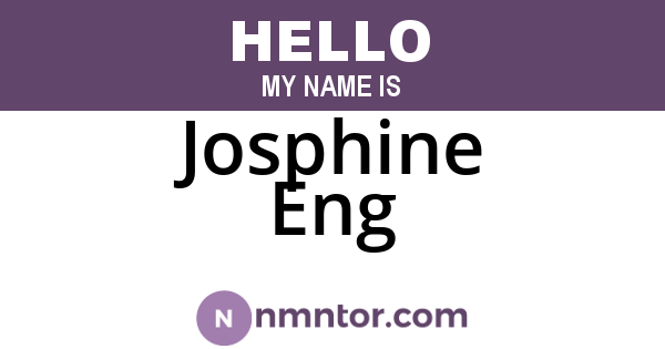 Josphine Eng