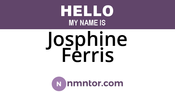 Josphine Ferris