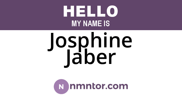 Josphine Jaber