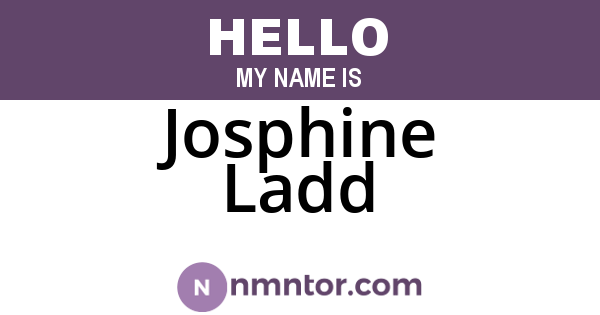 Josphine Ladd