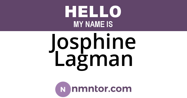 Josphine Lagman