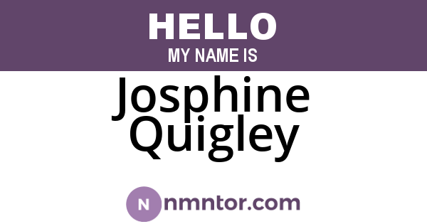 Josphine Quigley