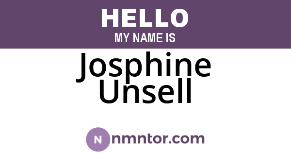 Josphine Unsell