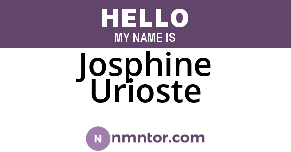 Josphine Urioste