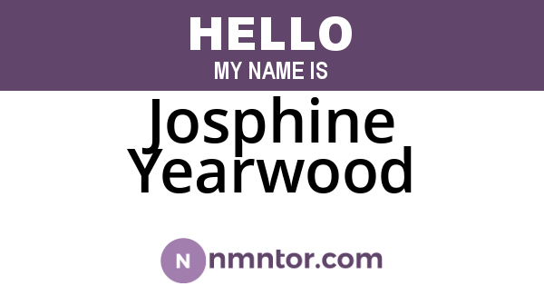 Josphine Yearwood