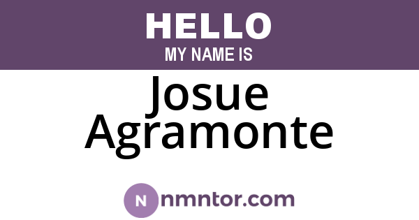 Josue Agramonte
