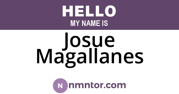 Josue Magallanes