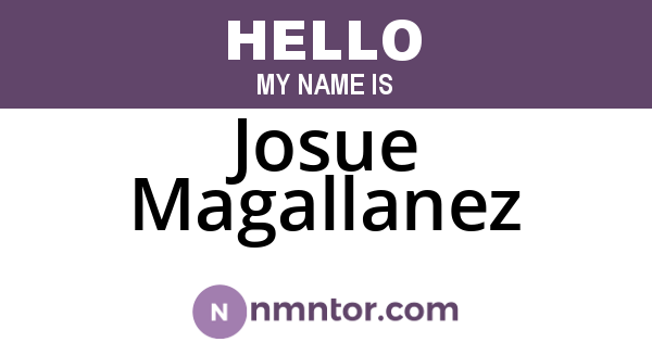 Josue Magallanez