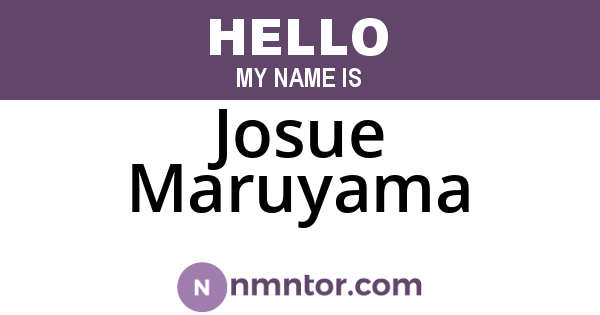 Josue Maruyama