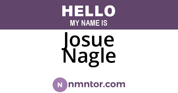 Josue Nagle
