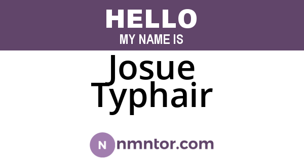 Josue Typhair