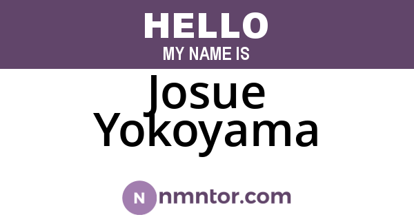 Josue Yokoyama
