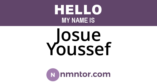 Josue Youssef