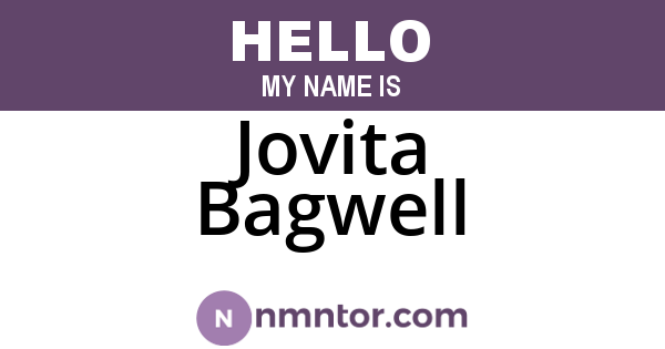 Jovita Bagwell