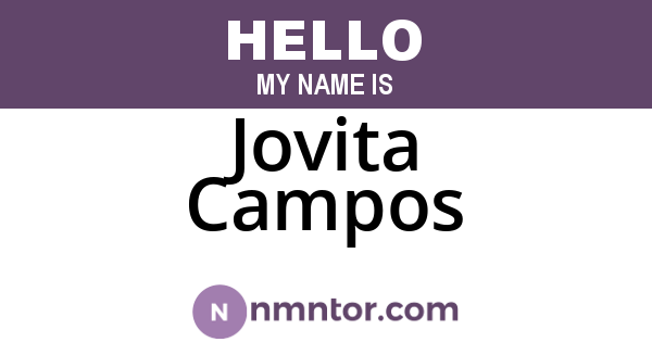Jovita Campos