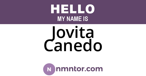 Jovita Canedo