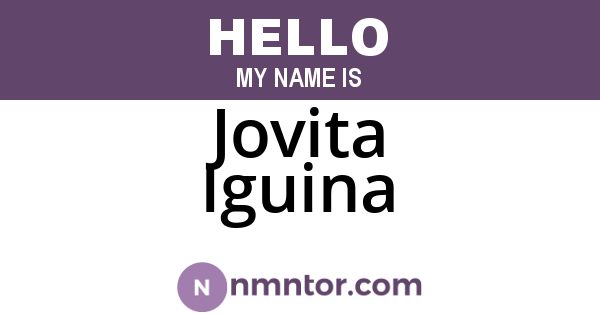 Jovita Iguina