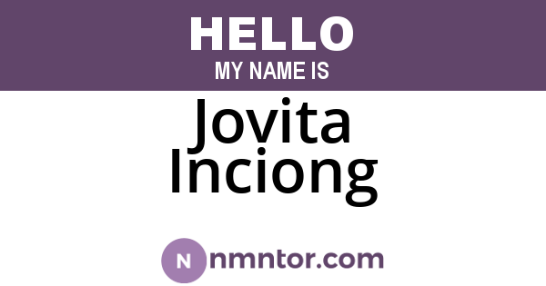 Jovita Inciong