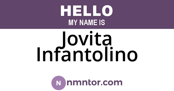 Jovita Infantolino