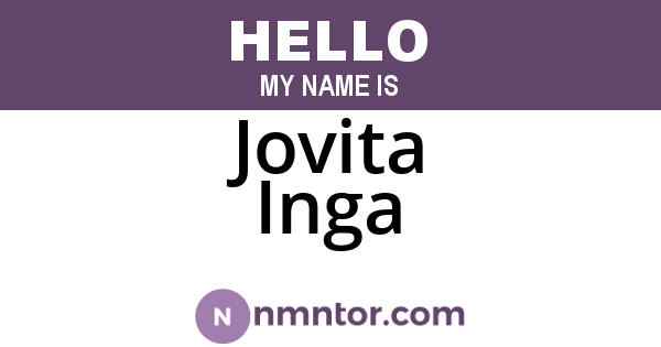 Jovita Inga