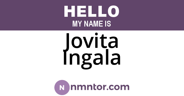 Jovita Ingala
