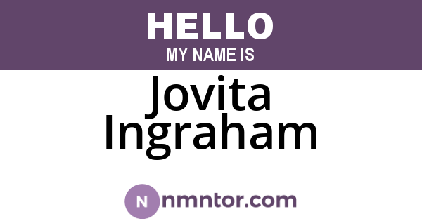 Jovita Ingraham