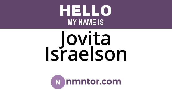 Jovita Israelson