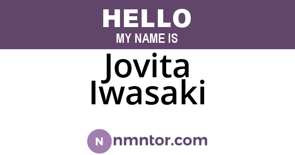 Jovita Iwasaki