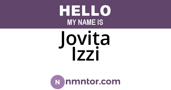 Jovita Izzi
