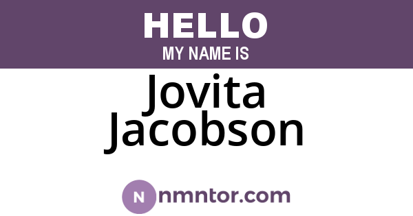 Jovita Jacobson
