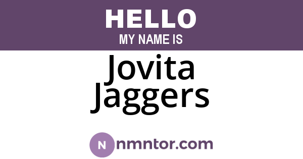 Jovita Jaggers