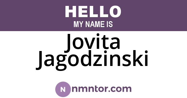 Jovita Jagodzinski
