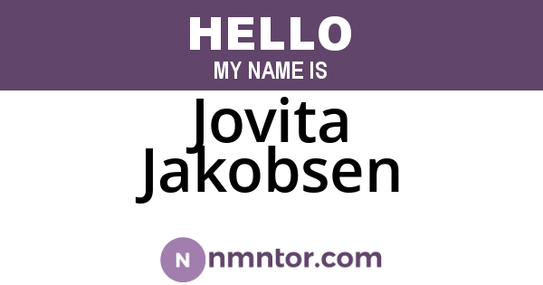 Jovita Jakobsen