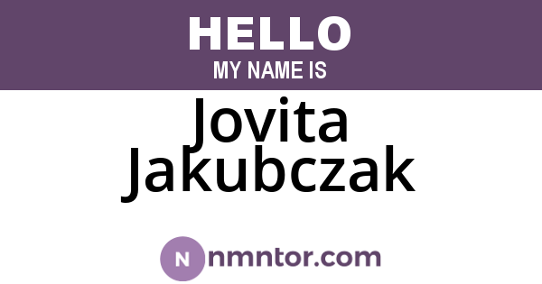 Jovita Jakubczak