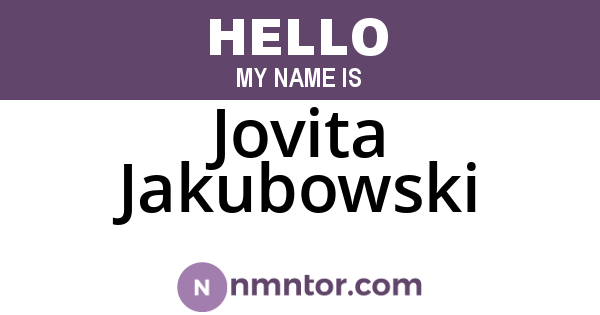 Jovita Jakubowski