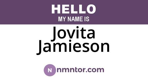 Jovita Jamieson