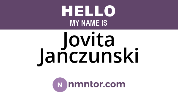 Jovita Janczunski