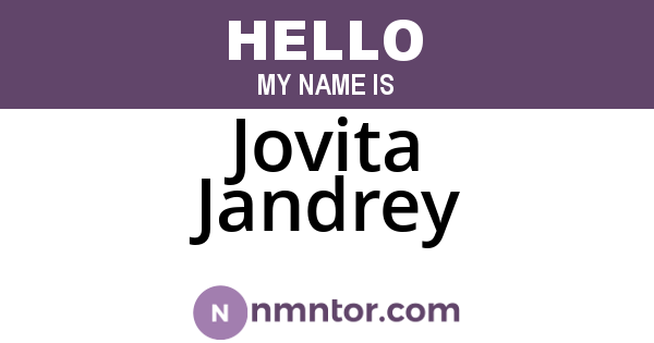 Jovita Jandrey