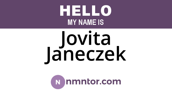 Jovita Janeczek